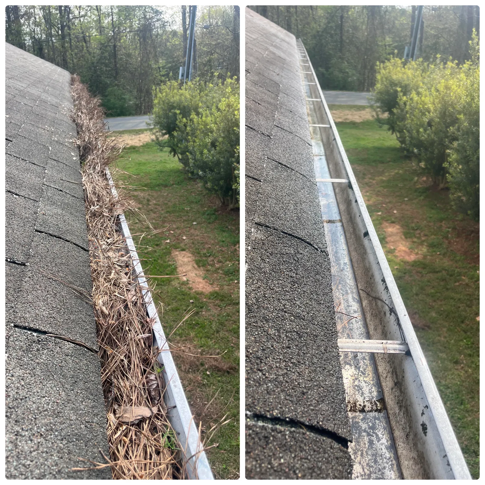 House Washing Before & After in Denver, NC & Lake Norman. Stand Out Exterior Cleaning