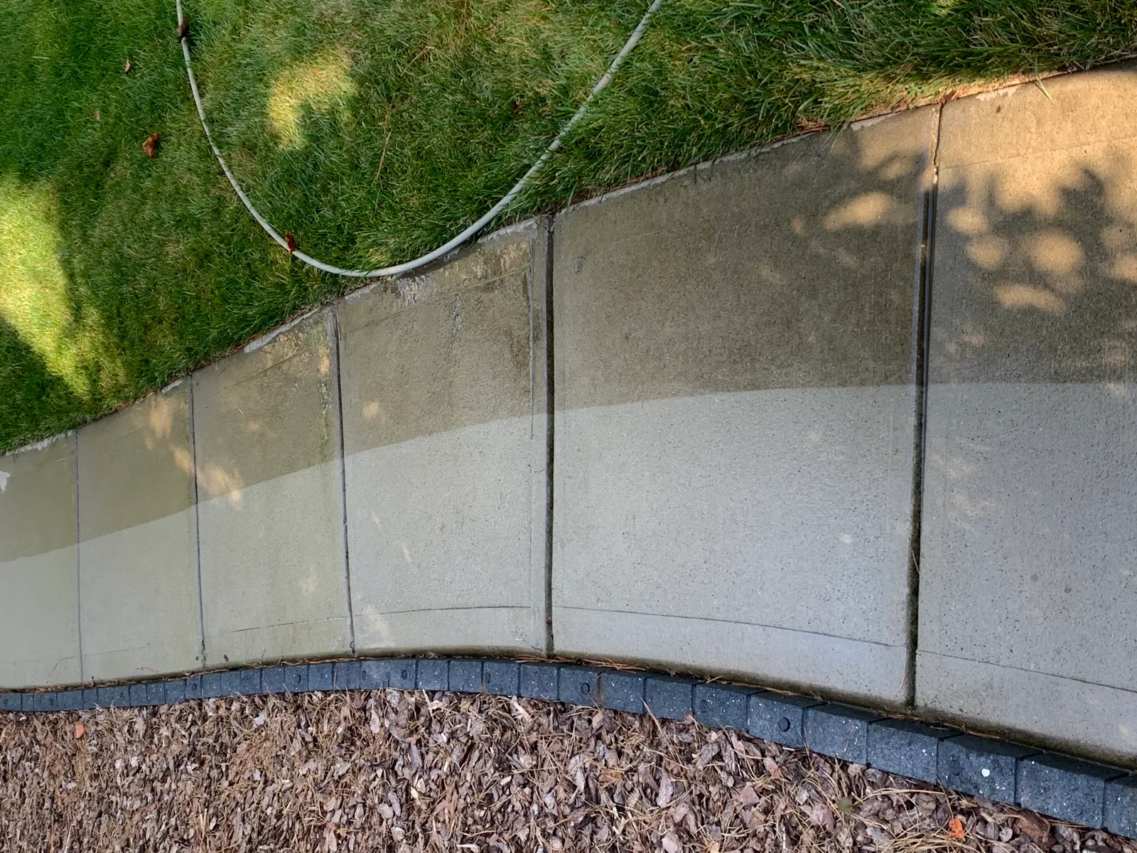 Exterior Cleaning Before & After in Denver, NC & Lake Norman. Stand Out Exterior Cleaning