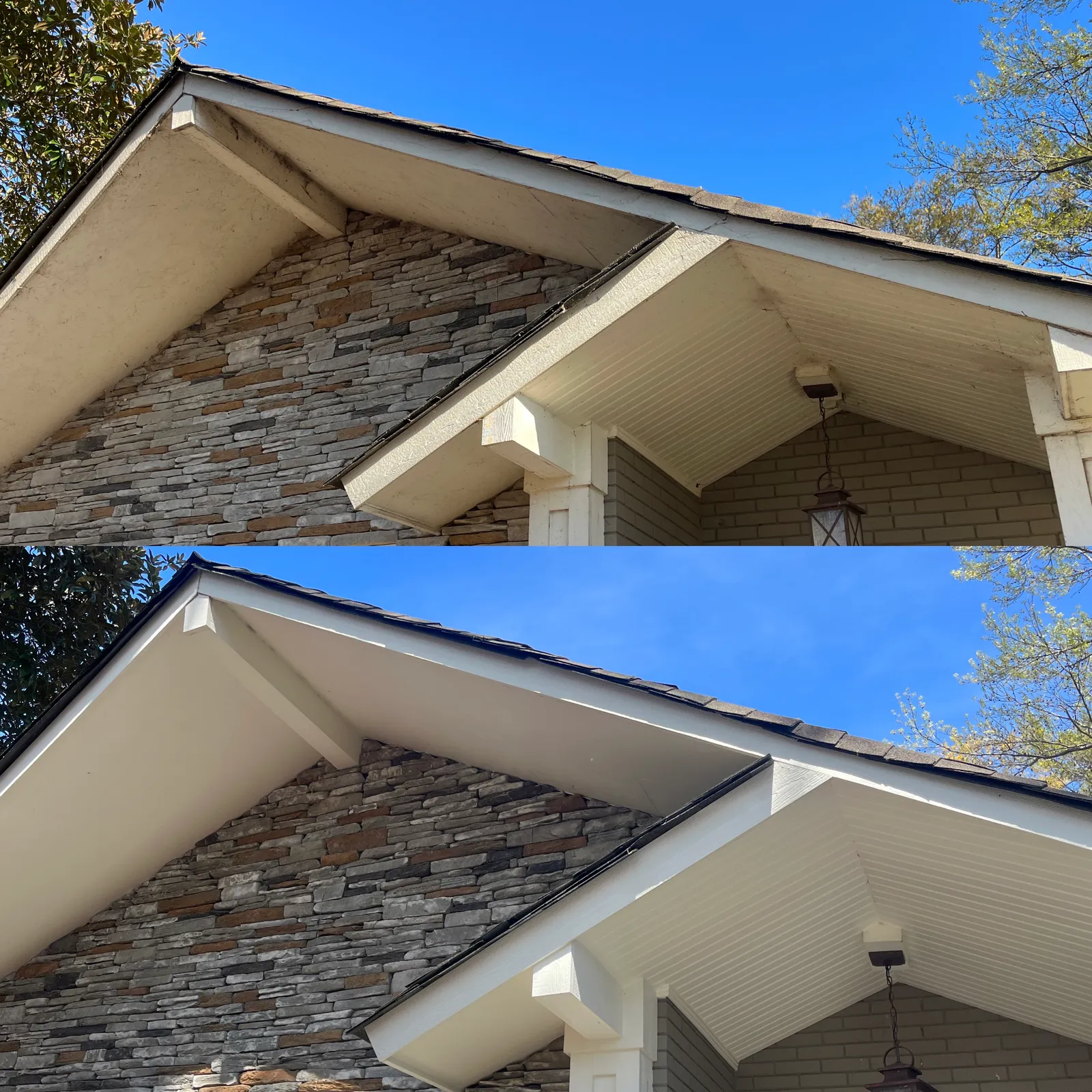 Driveway Cleaning Before & After in Denver, NC & Lake Norman. Stand Out Exterior Cleaning
