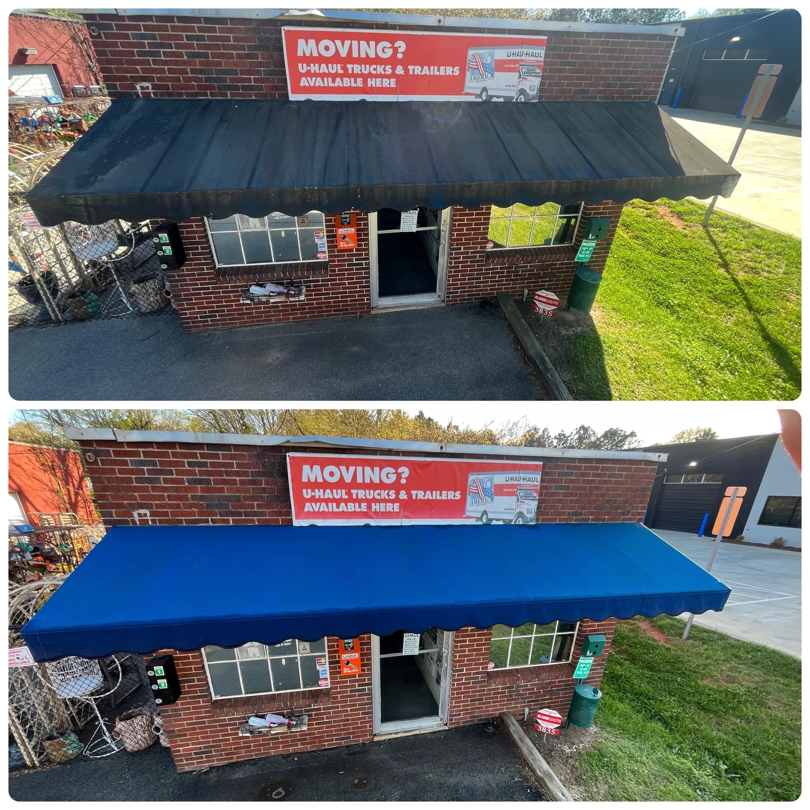 Driveway Cleaning Before & After in Denver, NC & Lake Norman. Stand Out Exterior Cleaning