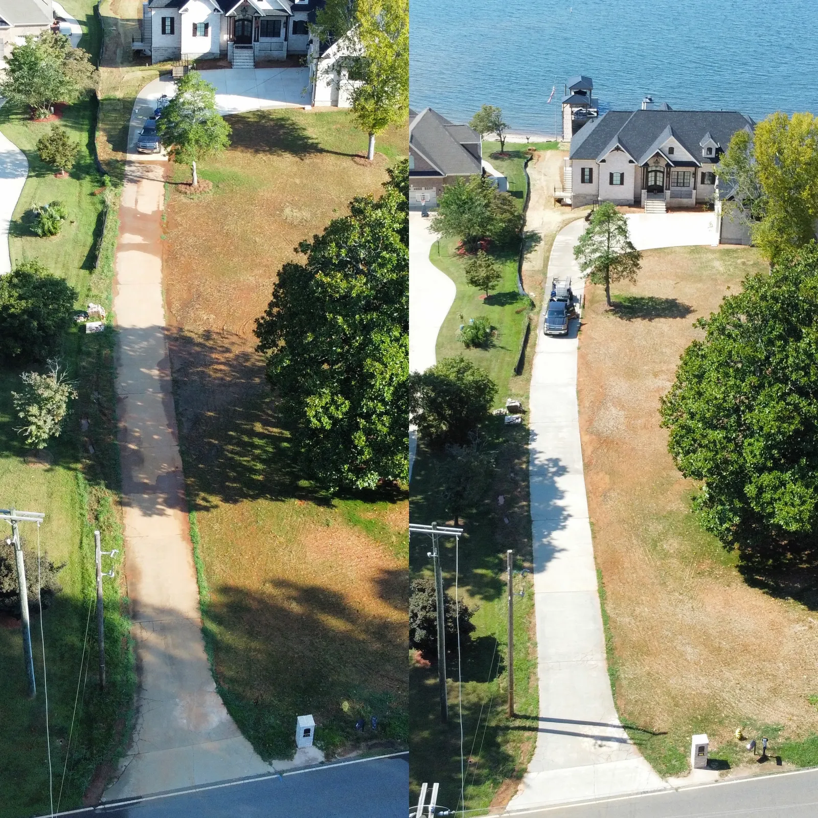 House Washing Before & After in Denver, NC & Lake Norman. Stand Out Exterior Cleaning