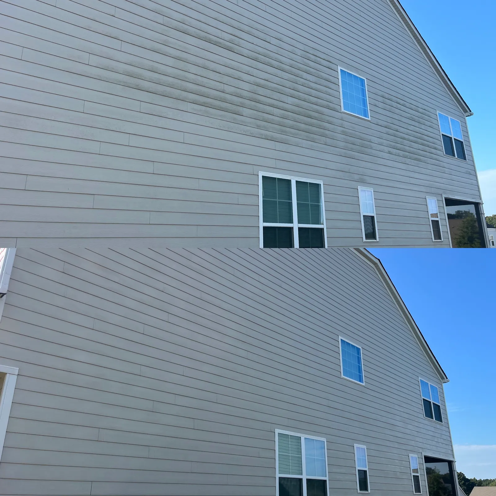 Paver Cleaning Before & After in Denver, NC & Lake Norman. Stand Out Exterior Cleaning