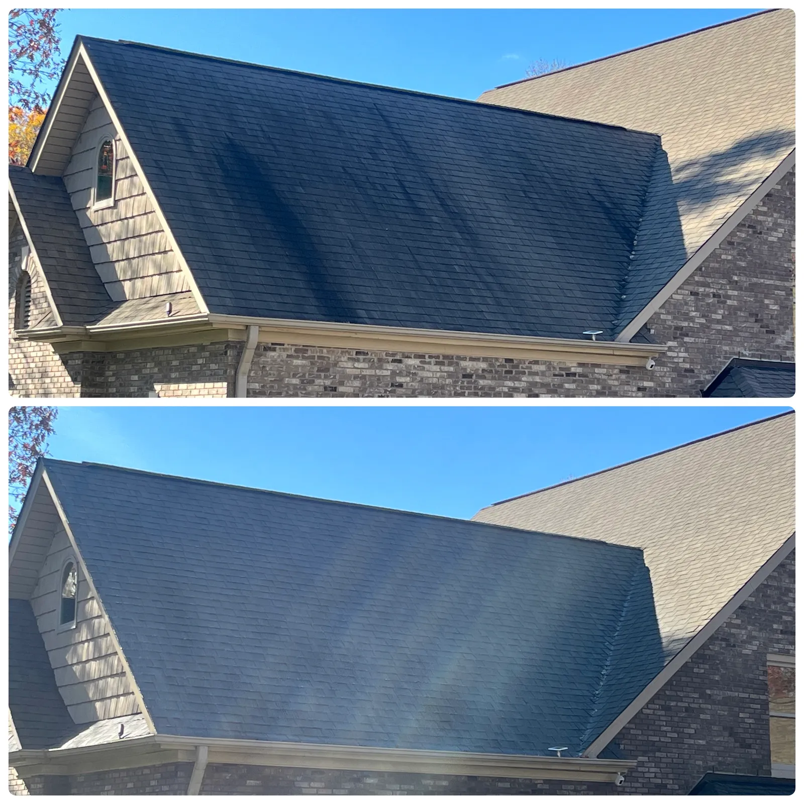Driveway Cleaning Before & After in Denver, NC & Lake Norman. Stand Out Exterior Cleaning
