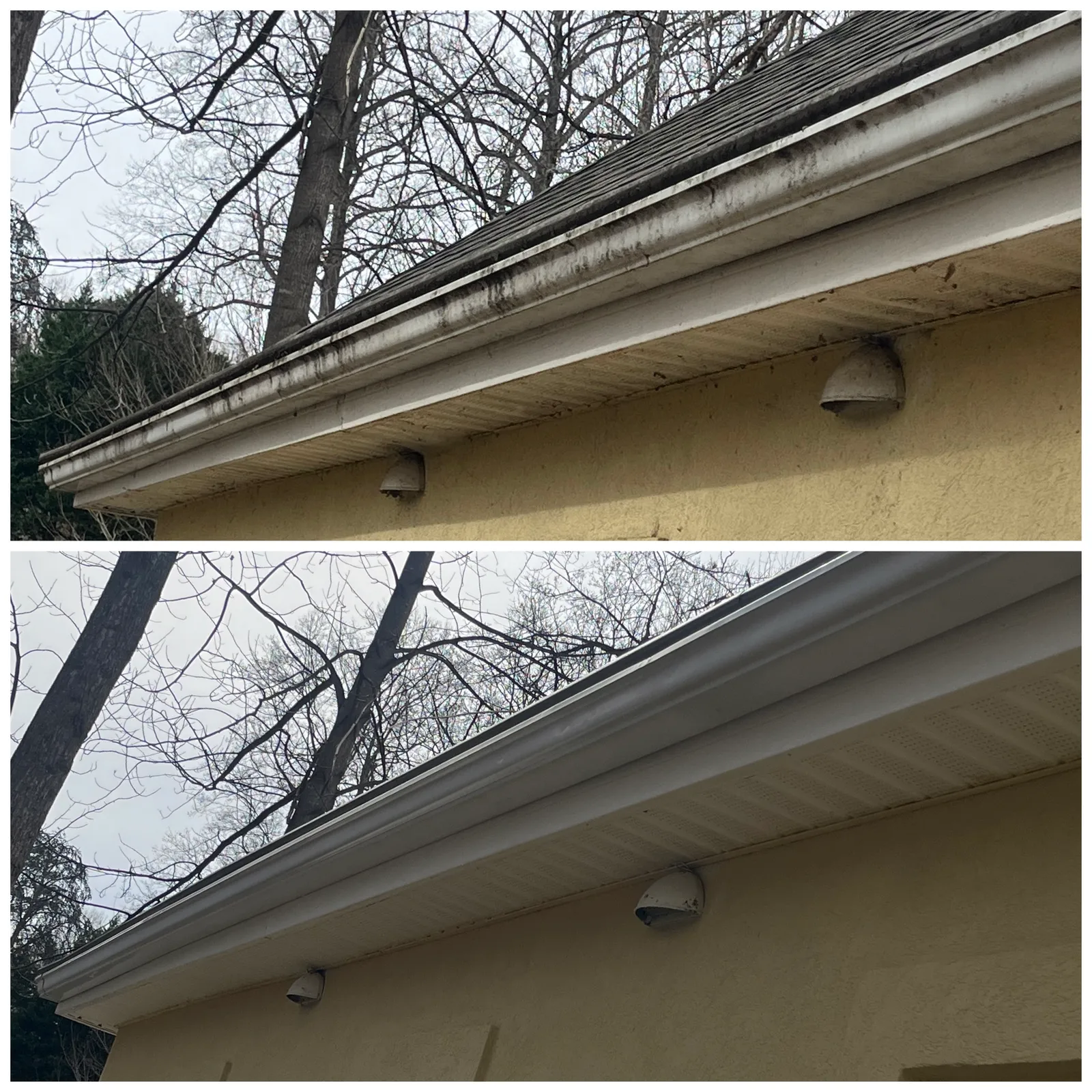 House Washing Before & After in Denver, NC & Lake Norman. Stand Out Exterior Cleaning
