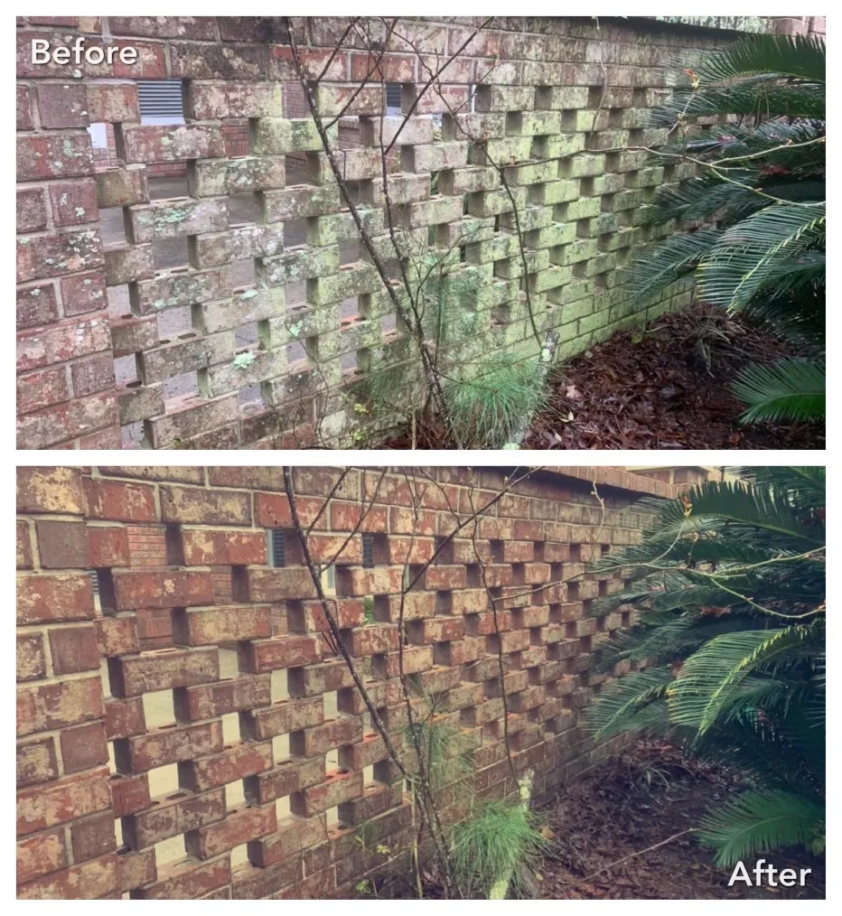 House Washing Before & After in Denver, NC & Lake Norman. Stand Out Exterior Cleaning
