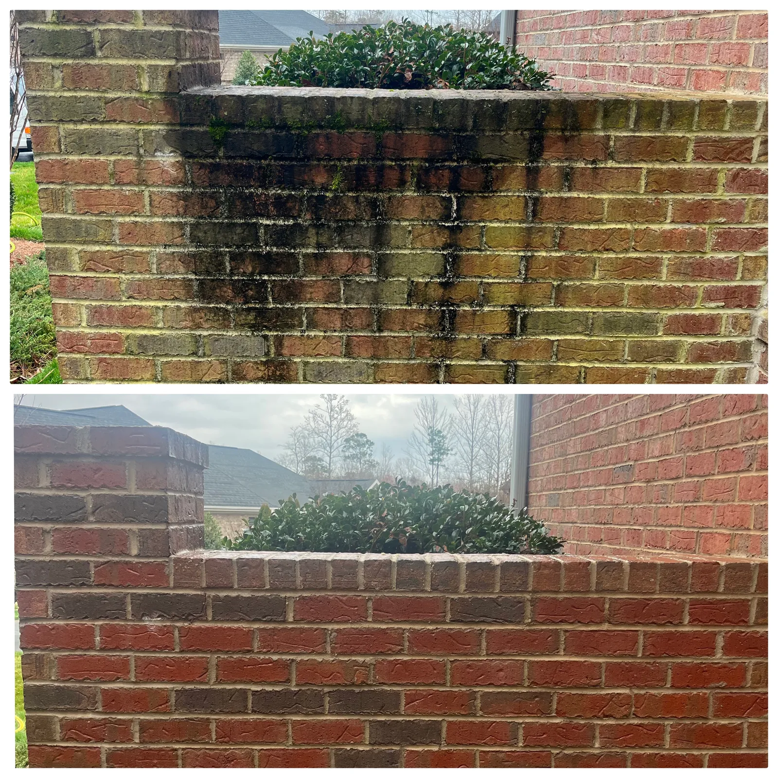Paver Cleaning Before & After in Denver, NC & Lake Norman. Stand Out Exterior Cleaning