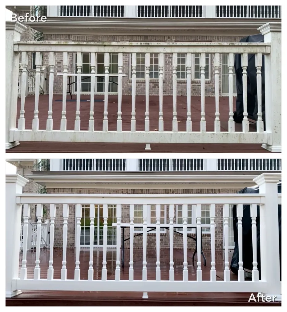 Driveway Cleaning Before & After in Denver, NC & Lake Norman. Stand Out Exterior Cleaning