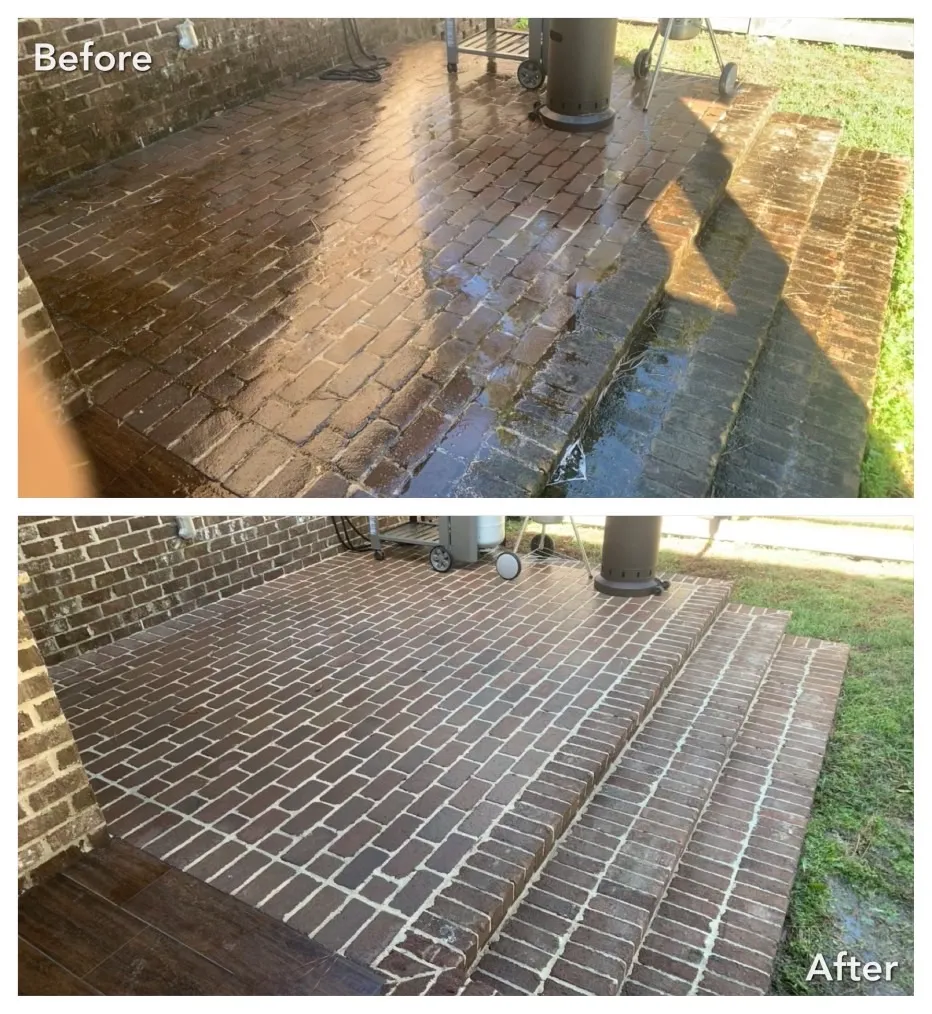House Washing Before & After in Denver, NC & Lake Norman. Stand Out Exterior Cleaning