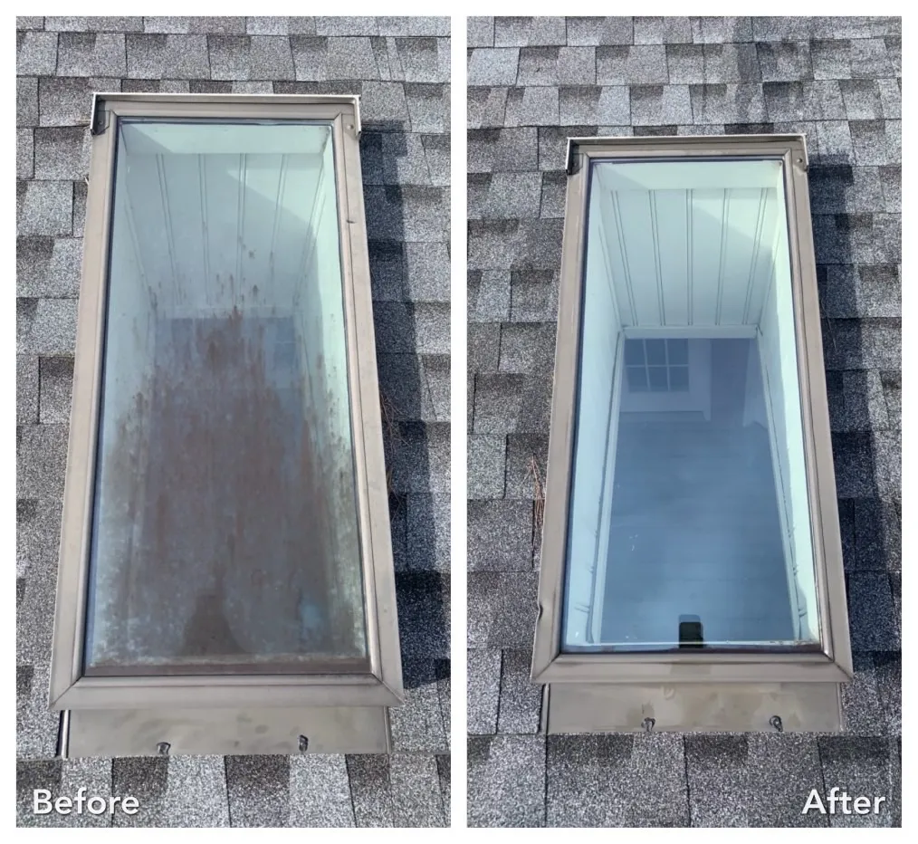 Driveway Cleaning Before & After in Denver, NC & Lake Norman. Stand Out Exterior Cleaning