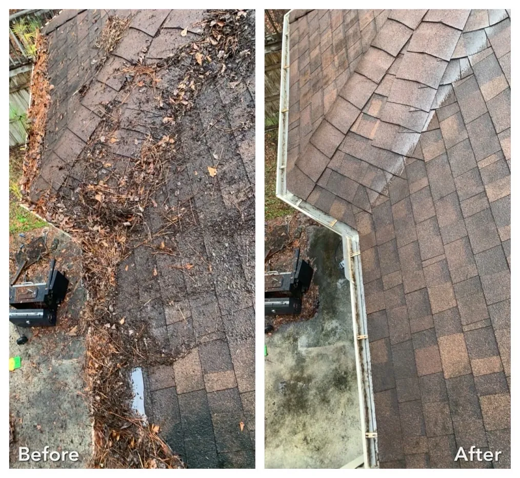 House Washing Before & After in Denver, NC & Lake Norman. Stand Out Exterior Cleaning