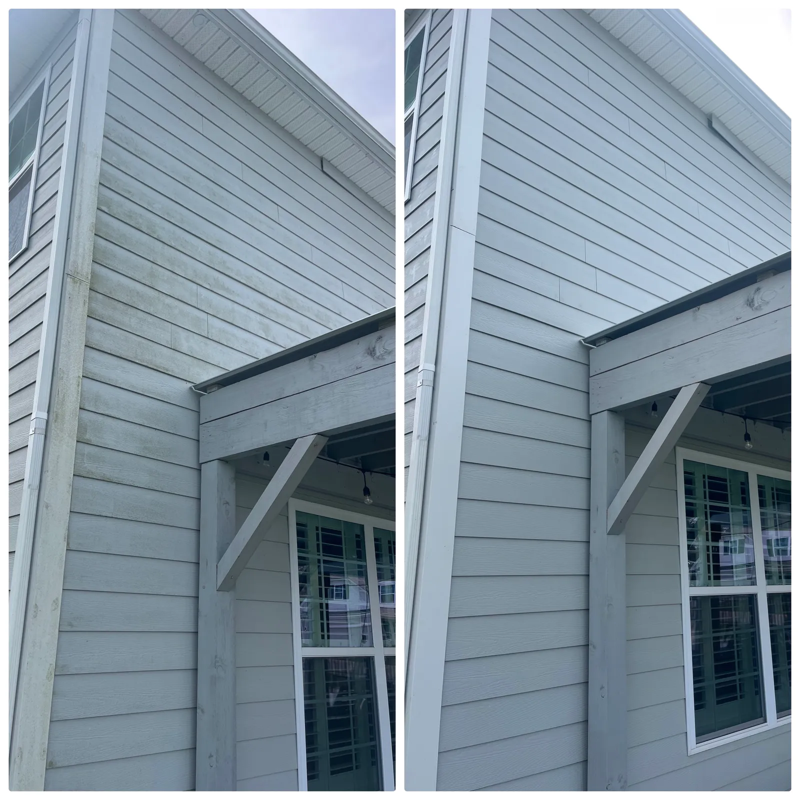 Driveway Cleaning Before & After in Denver, NC & Lake Norman. Stand Out Exterior Cleaning