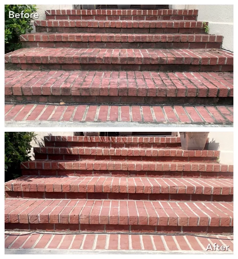 House Washing Before & After in Denver, NC & Lake Norman. Stand Out Exterior Cleaning