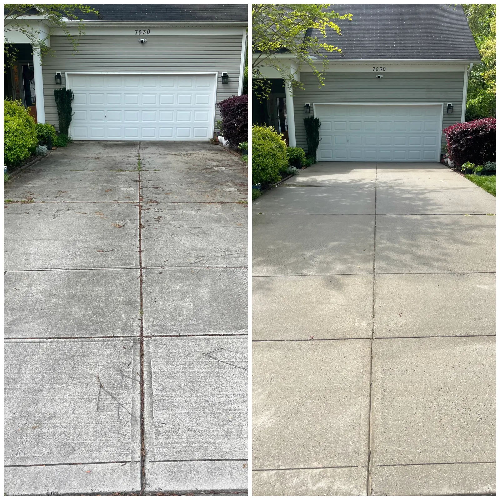 Paver Cleaning Before & After in Denver, NC & Lake Norman. Stand Out Exterior Cleaning